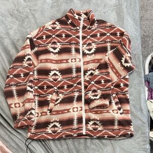 Pink and brown Aztec jacket